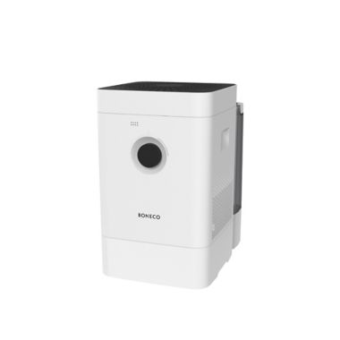 Boneco Hybrid Humidifier and Air Purifier in White. View a larger version of this product image.