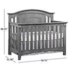 Alternate image 8 for Oxford Baby Willowbrook 4-in-1 Convertible Crib in Graphite Grey