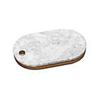 Alternate image 2 for Our Table&trade; Hayden Marble Cheese Board Set with Knives in Natural White