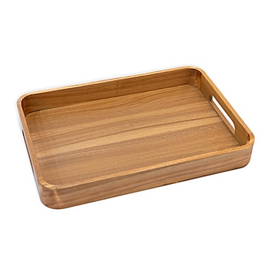 Our Table&trade; Hayden 20-Inch Acacia Wood Rectangular Serving Tray in Brown. View a larger version of this product image.