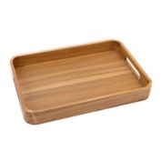 Our Table&trade; Hayden 20-Inch Acacia Wood Rectangular Serving Tray in Brown