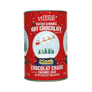Gourmet du Village 4.9 oz. Snowglobe Hot Chocolate Canister. View a larger version of this product image.