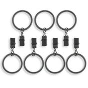 Studio 3B&trade; Geometric Clip Rings in Grey (Set of 7)