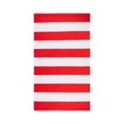 Caro Home Cabana Stripe Beach Towel in Red