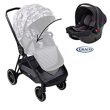 Your Babiie MAWMA By Snooki Victoria Stroller in Blush Camo. View a larger version of this product image.