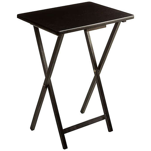 Simply Essential™ Snack Table in Black
