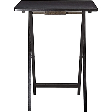 Simply Essential&trade; Snack Table in Black. View a larger version of this product image.