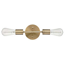 Globe Electric Alexandria 2-Light Brass Vanity