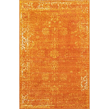 Unique Loom Sofia Rug in Orange. View a larger version of this product image.