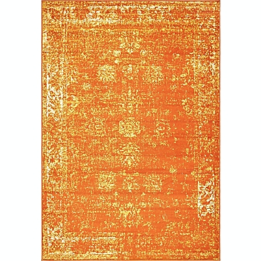 Unique Loom Sofia 6&#39; x 9&#39; Area Rug in Orange. View a larger version of this product image.