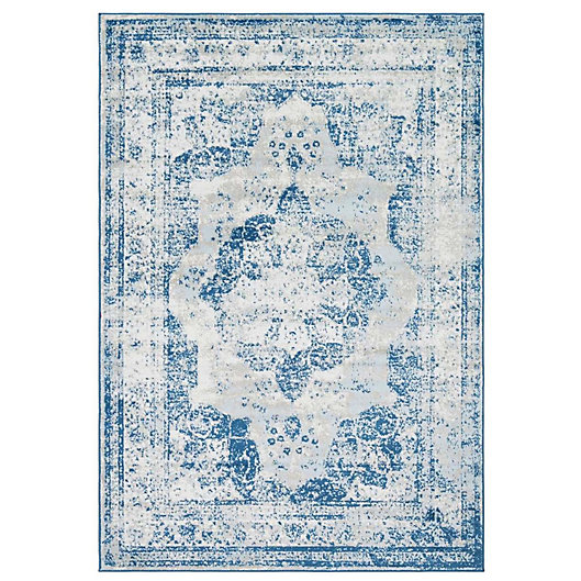 Alternate image 1 for Unique Loom Salle Garnier Sofia 2'2 x 3' Power-Loomed Accent Rug in Blue