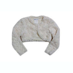 Bonnie Baby Faux Fur Jacket in Ivory