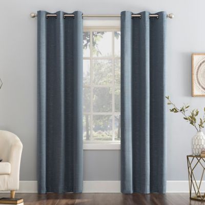 Sun Zero Circa Textured Weave Thermal Total Blackout Grommet Window