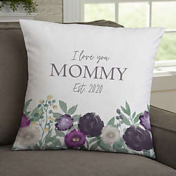 Floral Love For Mom Personalized 18