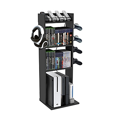 Atlantic Game Central M Media Storage in Black. View a larger version of this product image.