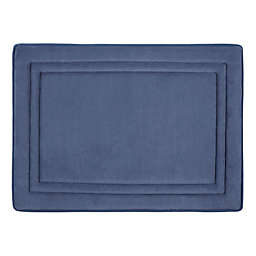 Simply Essential™ Memory Foam 17" x 24" Bath Mat in Medium Blue
