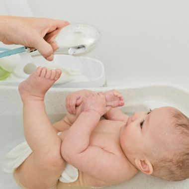 The First Years&reg; Rain Shower Baby Spa in Grey. View a larger version of this product image.