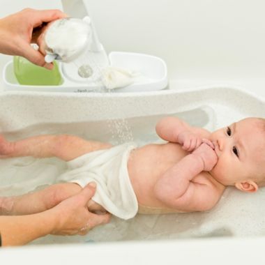 The First Years&reg; Rain Shower Baby Spa in Grey. View a larger version of this product image.