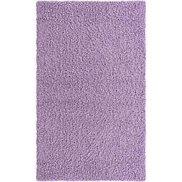 Unique Loom Solid Shag Powerloomed Rug in Lilac