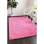 Alternate image 1 for Unique Loom Solid Shag 7&#39; x 10&#39; Area Rug in Taffy Pink