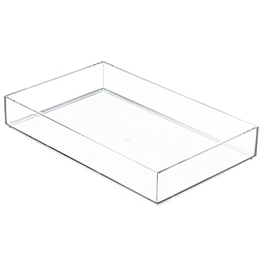 Squared Away&trade; Large Clear Cosmetic Tray. View a larger version of this product image.