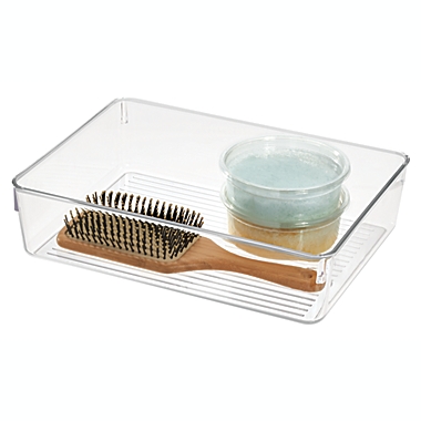 Squared Away&trade; Large Clear Countertop Tray. View a larger version of this product image.
