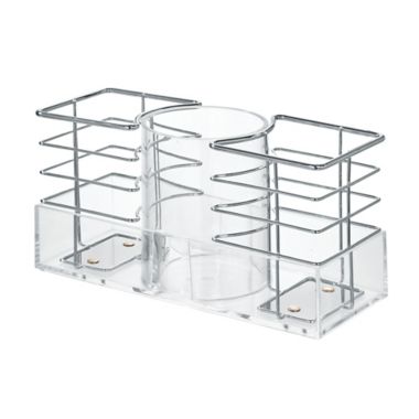 Squared Away&trade; 2-in-1 Over-the-Cabinet Hair Tool Organizer. View a larger version of this product image.