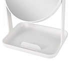 Alternate image 7 for Zadro&reg; Bondi Dual-Sided Vanity Mirror with Accessory Tray and Phone Holder in White
