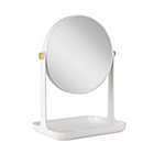 Alternate image 2 for Zadro&reg; Bondi Dual-Sided Vanity Mirror with Accessory Tray and Phone Holder in White