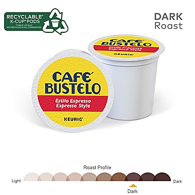 Caf&eacute; Bustelo&reg; Espresso Roast Style Coffee Keurig&reg; K-Cup&reg; Pods 48-Count. View a larger version of this product image.