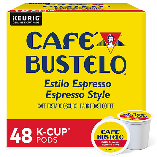 Alternate image 1 for Café Bustelo® Espresso Roast Style Coffee Keurig® K-Cup® Pods 48-Count