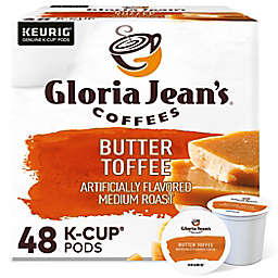 Gloria Jean's® Butter Toffee Flavored Coffee Keurig® K-Cup® Pods 48-Count