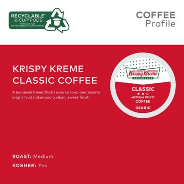 Krispy Kreme&reg; Classic Medium Roast Coffee Keurig&reg; K-Cup&reg; Pods 48-Count. View a larger version of this product image.