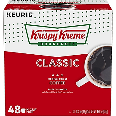 Krispy Kreme&reg; Classic Medium Roast Coffee Keurig&reg; K-Cup&reg; Pods 48-Count. View a larger version of this product image.
