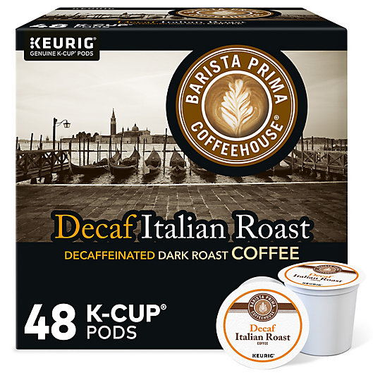 Alternate image 1 for Barista Prima Coffeehouse® Italian Roast Decaf Coffee Keurig® K-Cup® Pods 48-Count Pack