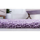 Alternate image 4 for Unique Loom Solid Shag 2&#39;2 x 3&#39; Powerloomed Accent Rug in Lilac