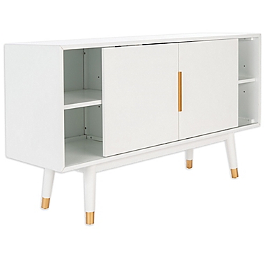 Safavieh Ligia 2-Door Media Stand in White. View a larger version of this product image.