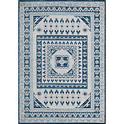 Rugs America Hailey Evening 8' x 10' Area Rug in Blue/White