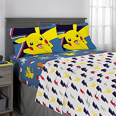 Pokemon Lighting Bolt Sheet Set. View a larger version of this product image.