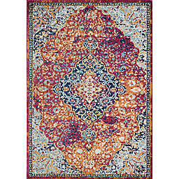 Rugs America Hailey Rosy Peach 5' x 7' Area Rug in Red/Orange