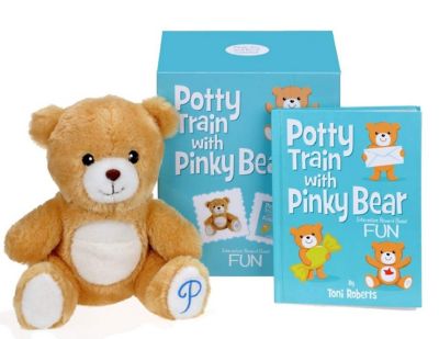 &quot;Potty Train with Pinky Bear&quot; Book with Bear Plush Toy