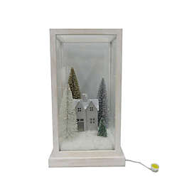 Bee & Willow™ Modern Decor LED Pine Terrarium Lantern