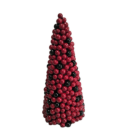 Alternate image 1 for Bee & Willow™ 11-Inch Small Decorative Berry Cone Artificial Christmas Tree in Red