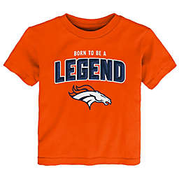 NFL® Size 2T Denver Broncos Born To Be A Legend Short Sleeve T-Shirt in Orange