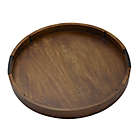 Gourmet Basics by Mikasa® 20-Inch Round Charcuterie Tray in Natural Wood