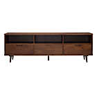 Alternate image 5 for Forest Gate&trade; 70-Inch Modern 3-Drawer TV Stand in Walnut