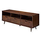 Alternate image 6 for Forest Gate&trade; 70-Inch Modern 3-Drawer TV Stand in Walnut
