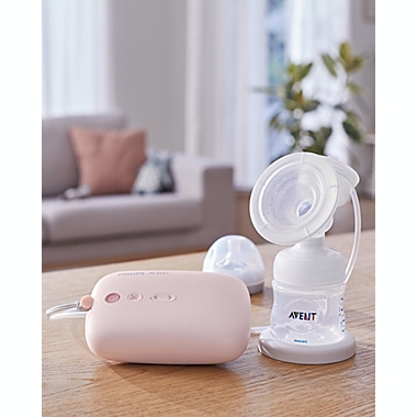 Philips Avent Electric Single Breast Pump in White. View a larger version of this product image.