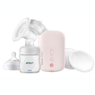 Philips Avent Electric Single Breast Pump in White. View a larger version of this product image.