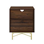 Alternate image 7 for Forest Gate&trade; 25-Inch Modern Nightstand in Walnut/White